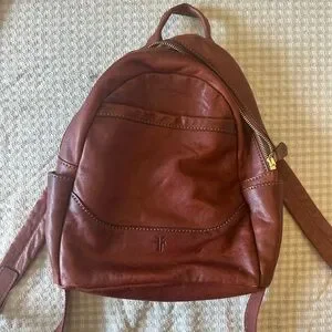 Frye | Bags | Frye Melissa Brown Leather Backpack | Poshmark display picture 2